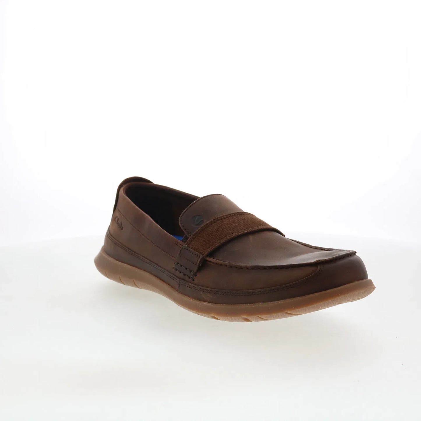 Clarks Flexway Band 26181971 Mens Brown Loafers & Slip Ons Casual Shoes