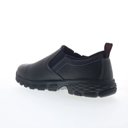 Avenger Flight Slip-On Alloy Toe A7001 Mens Black Wide Work & Safety Shoes