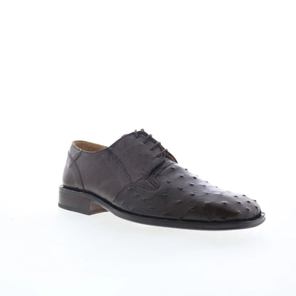 Ferrini FQ Ostrich 2353 121 Mens Brown Oxfords & Lace Ups Casual Shoes