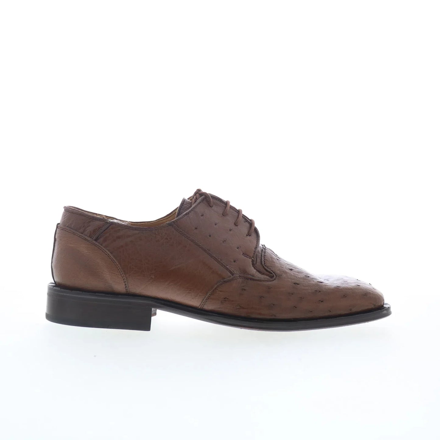 Ferrini FQ Ostrich 2353 121 Mens Brown Oxfords & Lace Ups Casual Shoes