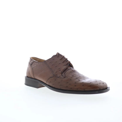 Ferrini FQ Ostrich 2353 121 Mens Brown Oxfords & Lace Ups Casual Shoes