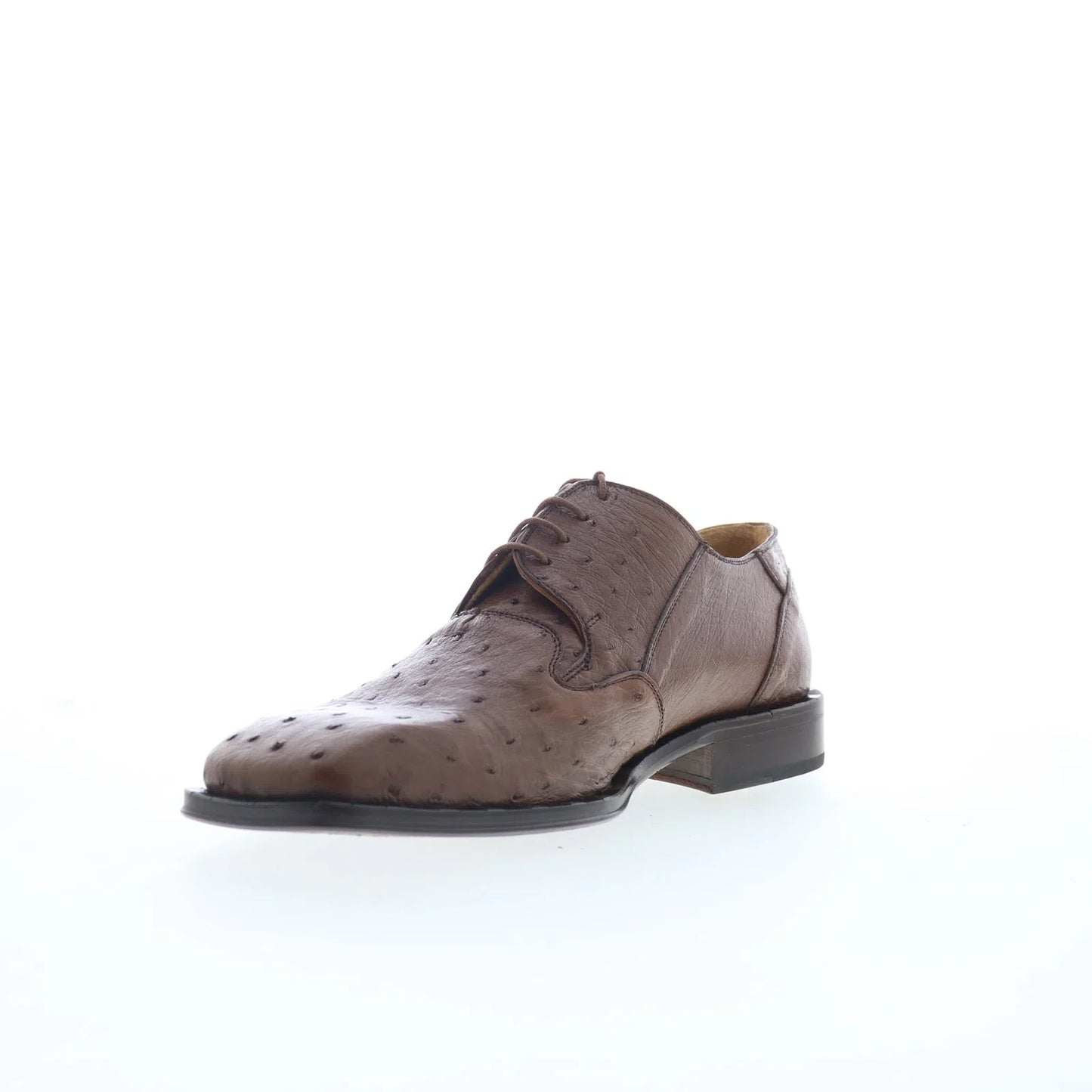 Ferrini FQ Ostrich 2353 121 Mens Brown Oxfords & Lace Ups Casual Shoes