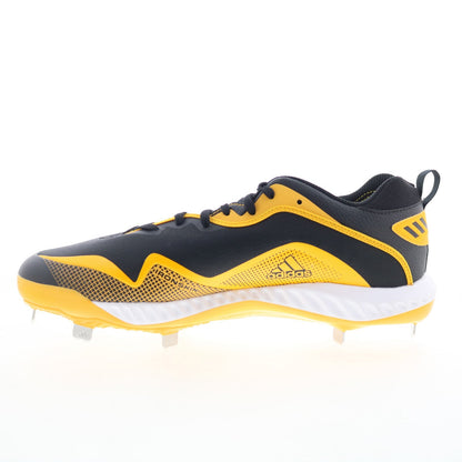 Adidas Icon 6 Bounce FV9346 Mens Black Synthetic Athletic Baseball Shoes