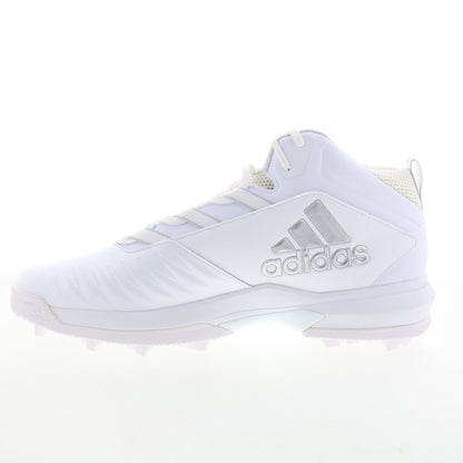Adidas Nasty Torsion 2E 20 Mens White Wide Athletic Football Cleats Shoes