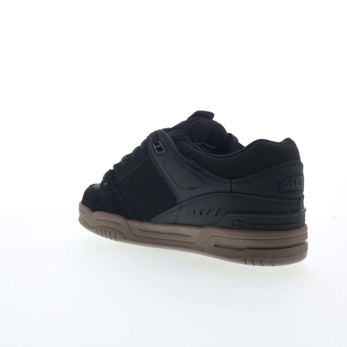 Globe Fusion GBFUS Mens Black Nubuck Lace Up Skate Inspired Sneakers Shoes