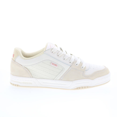 Globe Mojo 2.0 GBMOJO2 Mens White Suede Skate Inspired Sneakers Shoes