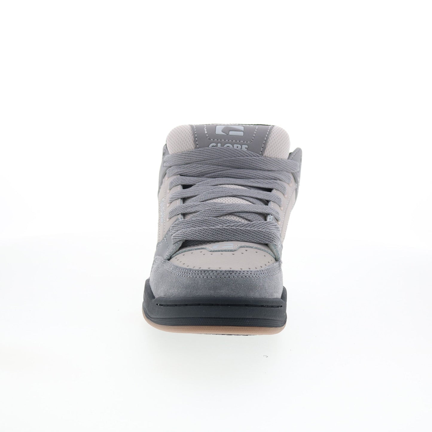 Globe Tilt GBTILT Mens Gray Suede Lace Up Skate Inspired Sneakers Shoes