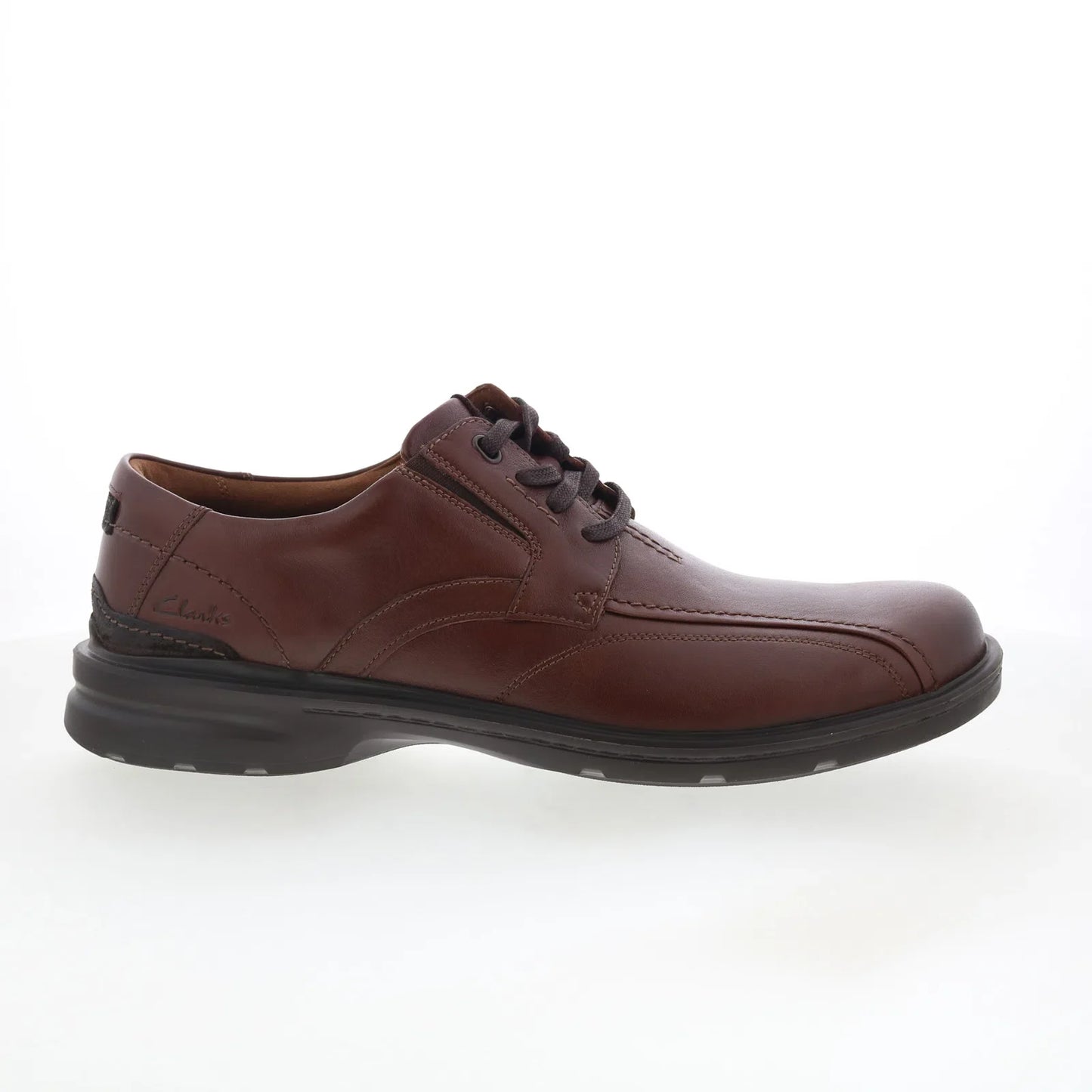 Clarks Gessler Lace Mens Brown Wide Oxfords & Lace Ups Casual Shoes