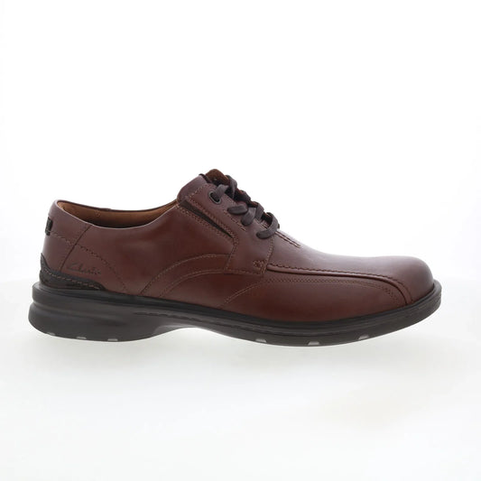Clarks Gessler Lace Mens Brown Wide Oxfords & Lace Ups Casual Shoes