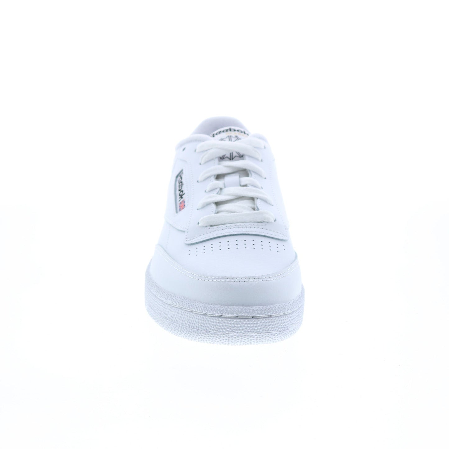 Reebok Club C 85 Mens White Leather Lace Up Lifestyle Sneakers Shoes