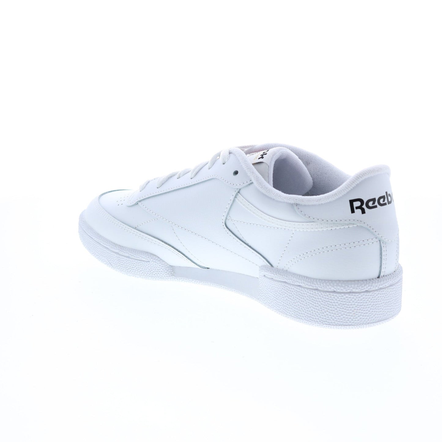 Reebok Club C 85 Mens White Leather Lace Up Lifestyle Sneakers Shoes