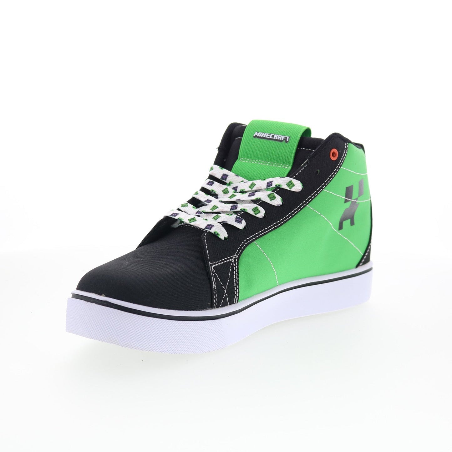 Heelys Racer 20 Mid Minecraft Mens Green Canvas Lifestyle Sneakers Shoes