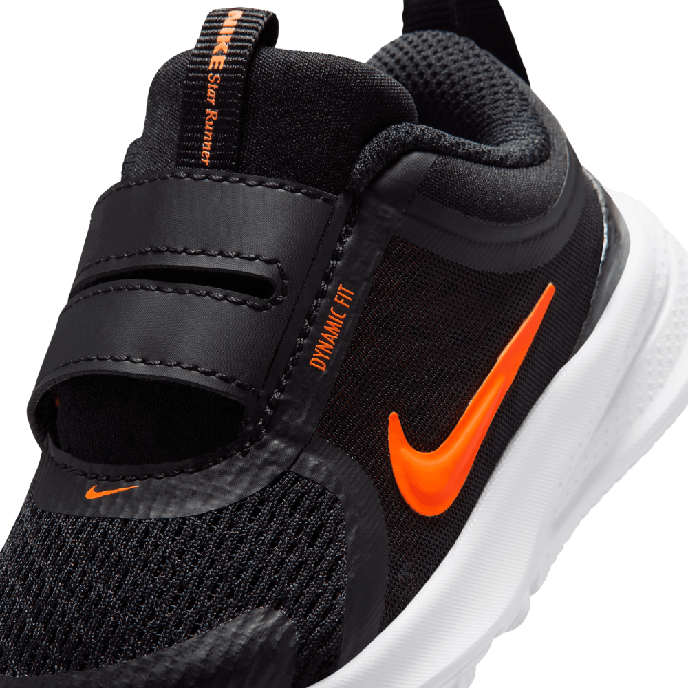 Star Runner 5 (TD) Baby & Toddler :Black | Total Orange