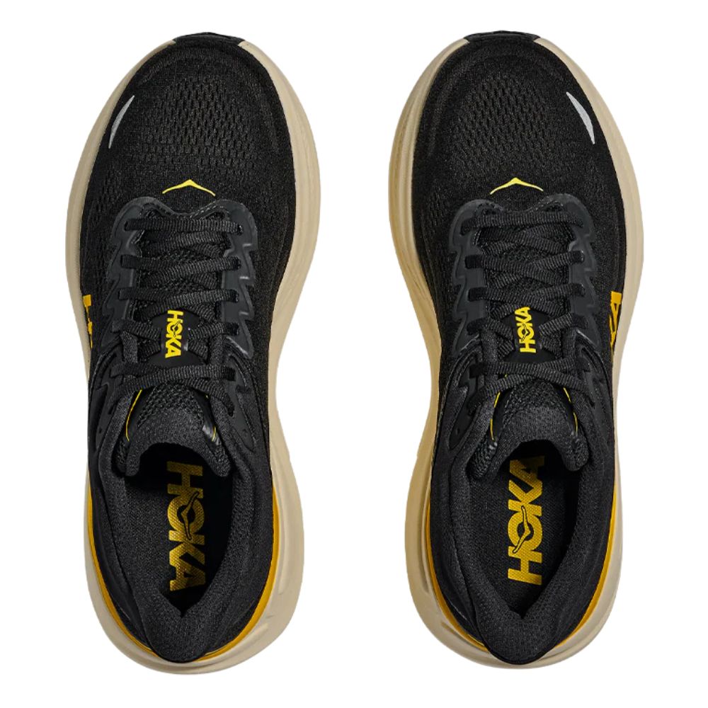 Bondi 9 Wide Carbon Men's :Black | Yellow Gold