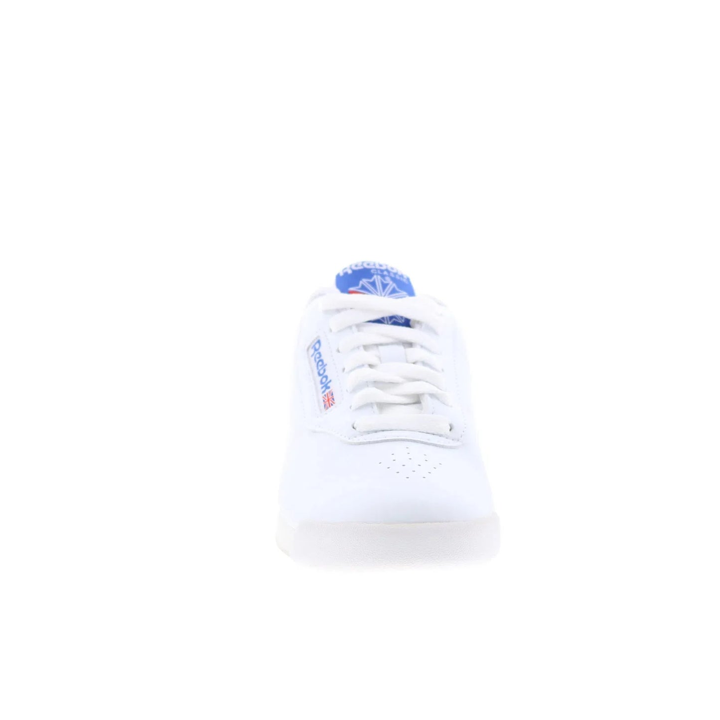 Reebok Princess Fitness Womens White Leather Lifestyle Sneakers Shoes