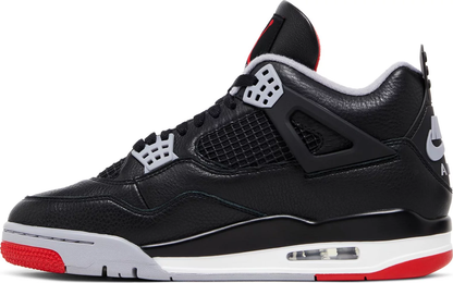Nike Mens Jordan 4 Retro Sneakers - 'Bred Reimagined'