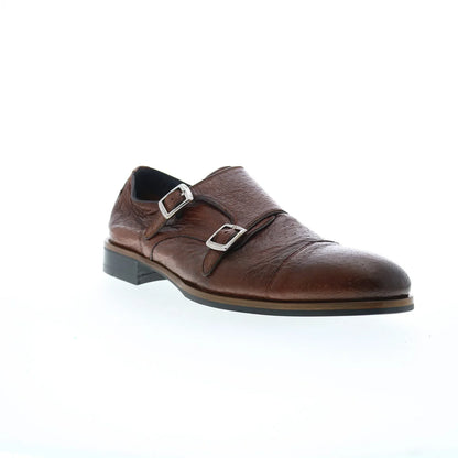 Di Bianco Isernia Peccary Mens Brown Oxfords & Lace Ups Casual Shoes