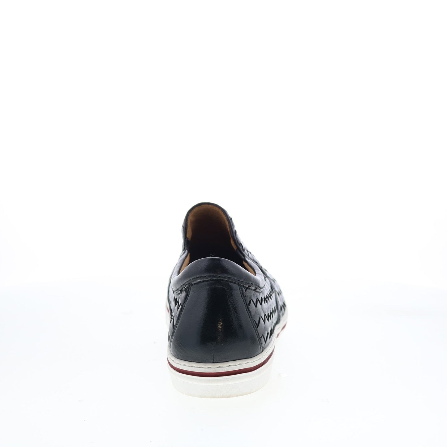 Robert Zur James True Glove Mens Black Leather Slip On Lifestyle Sneakers Shoes