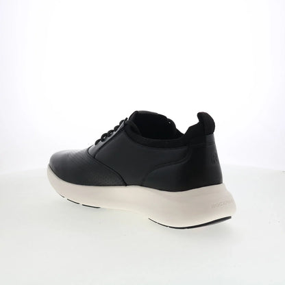 Rockport Jeffson RMJEFFSON Mens Black Leather Lifestyle Sneakers Shoes