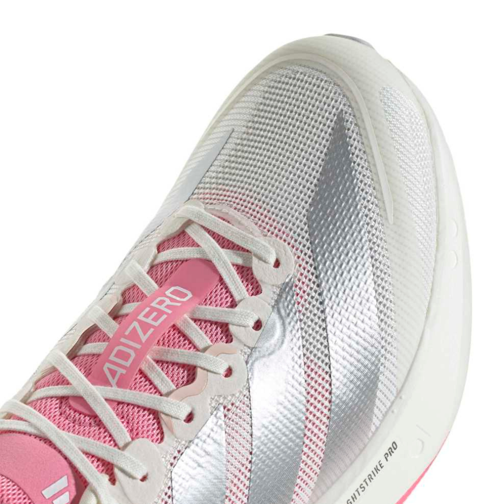 Adizero Boston 13 Men's :Core White | Bliss Pink