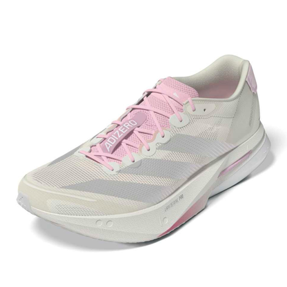Adizero Boston 13 Women's :Core White | Clear Pink