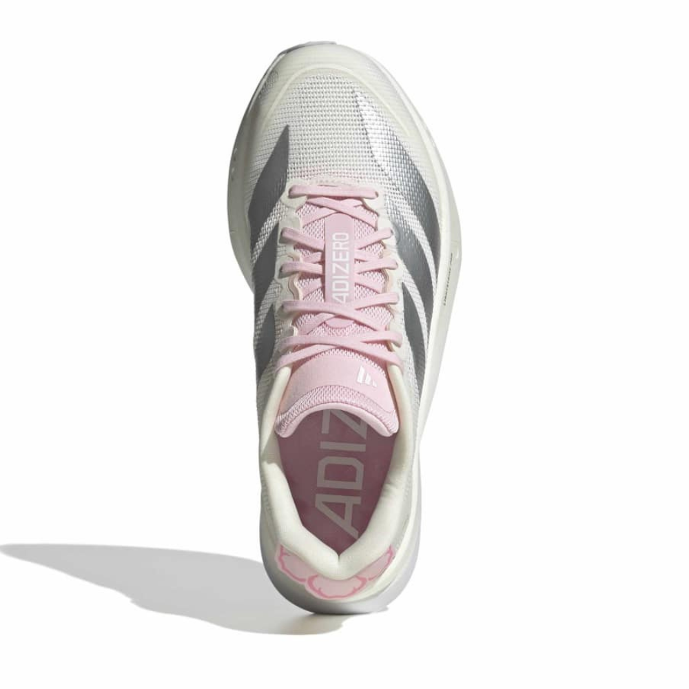Adizero Boston 13 Women's :Core White | Clear Pink