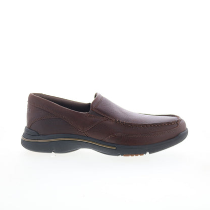 Rockport Eberdon K71229 Mens Brown Wide Loafers & Slip Ons Casual Shoes