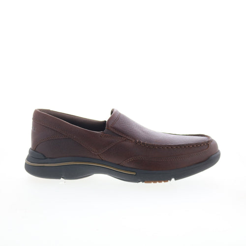 Rockport Eberdon K71229 Mens Brown Wide Loafers & Slip Ons Casual Shoes