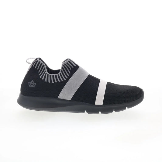 Spenco Karma Stretch SP1112BLK Womens Black Canvas Lifestyle Sneakers Shoes