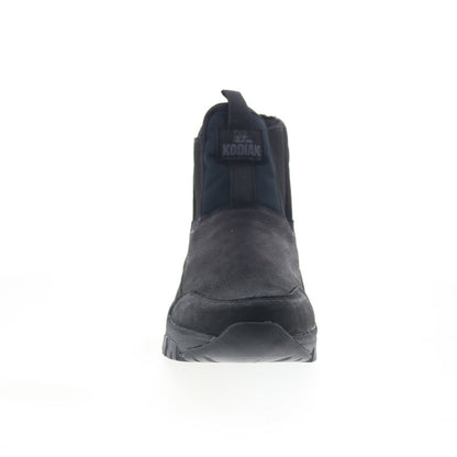 Kodiak Tarbot Modern Utility Mens Black Leather Slip On Work & Safety Boots