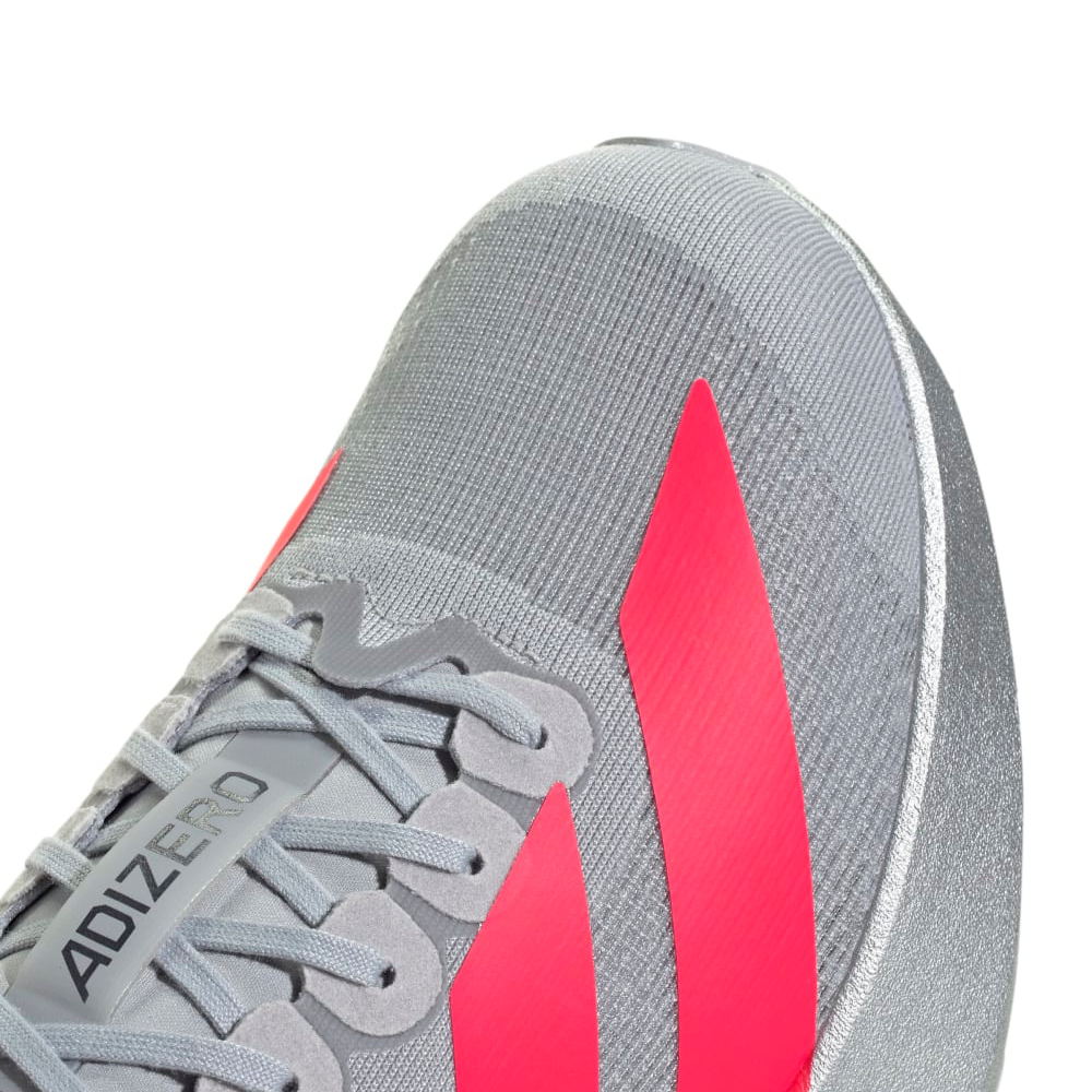 Adizero Evo SL Men's :Silver Metallic | Lucid Red