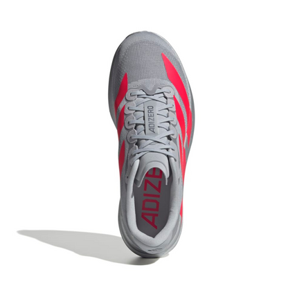 Adizero Evo SL Men's :Silver Metallic | Lucid Red