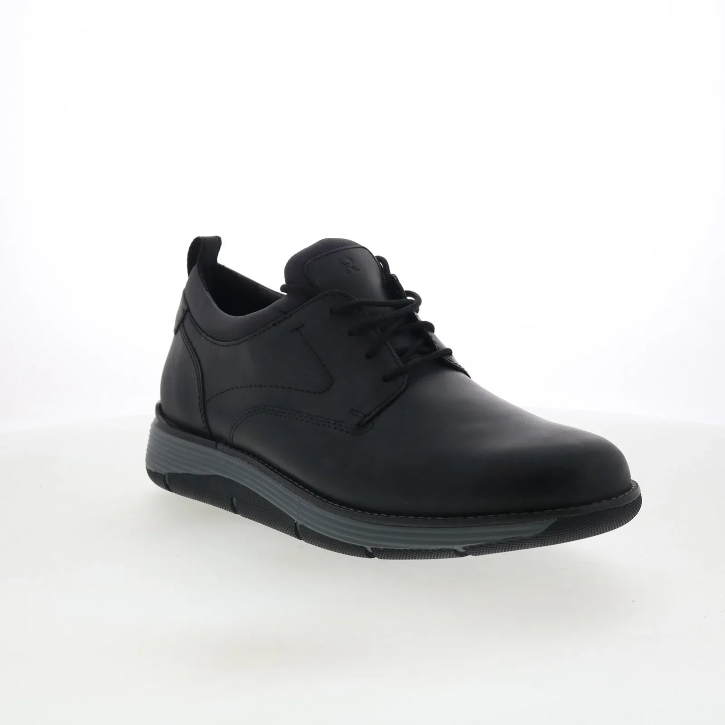 Rockport Lukah RMLUKAH Mens Black Leather Lace Up Lifestyle Sneakers Shoes