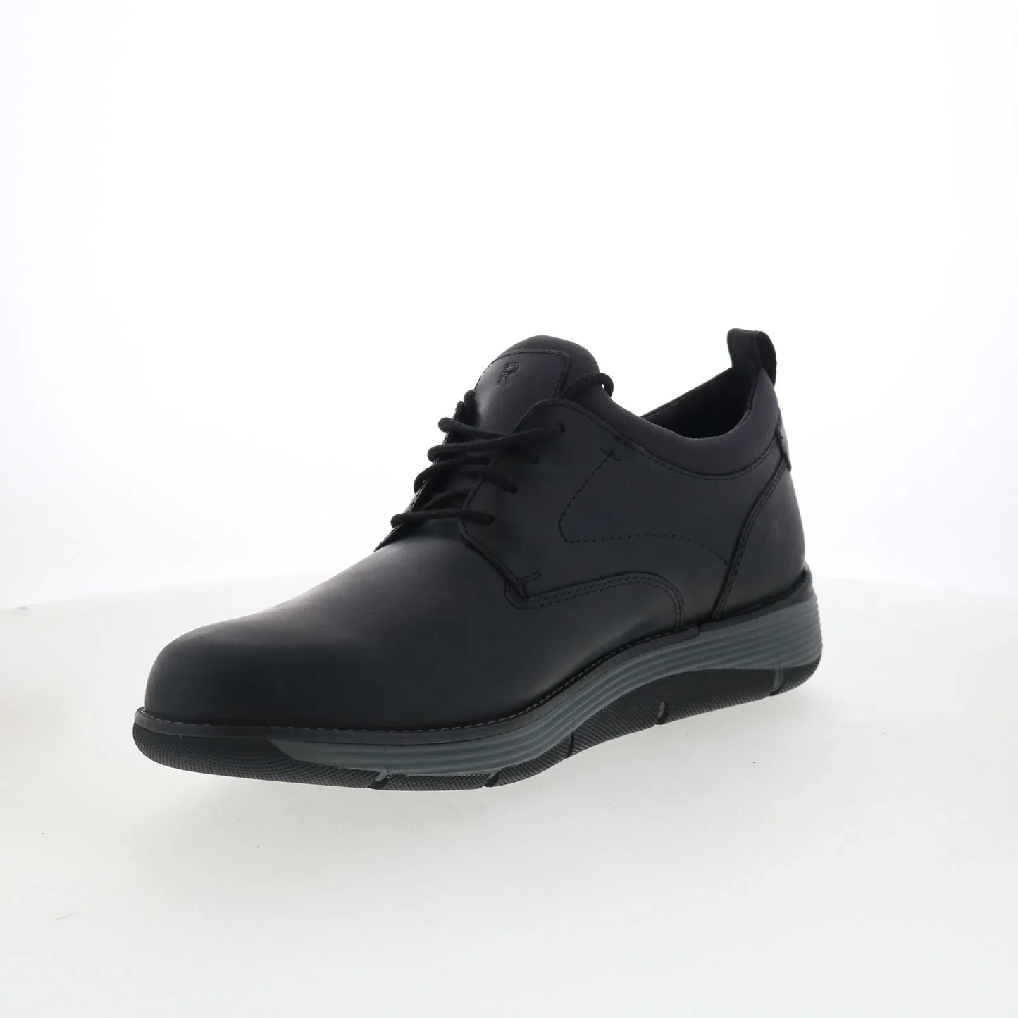 Rockport Lukah RMLUKAH Mens Black Leather Lace Up Lifestyle Sneakers Shoes