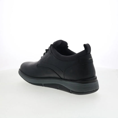Rockport Lukah RMLUKAH Mens Black Wide Leather Lifestyle Sneakers Shoes