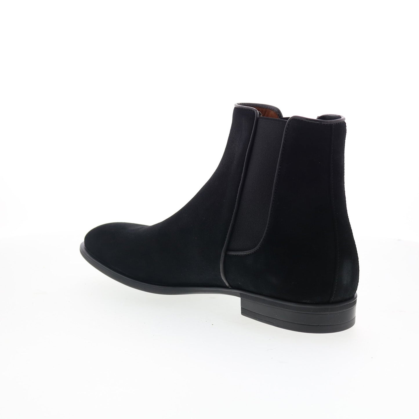 Aquatalia Adrian Dress Suede Waterproof M001001 Mens Black Chelsea Boots
