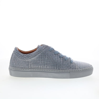 Aquatalia Alaric Embossed Calf Waterproof Mens Gray Lifestyle Sneakers Shoes