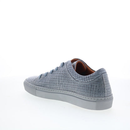 Aquatalia Alaric Embossed Calf Waterproof Mens Gray Lifestyle Sneakers Shoes