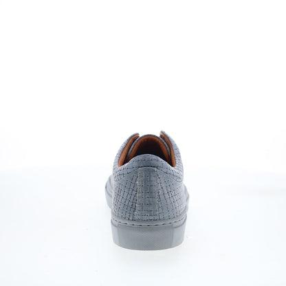 Aquatalia Alaric Embossed Calf Waterproof Mens Gray Lifestyle Sneakers Shoes