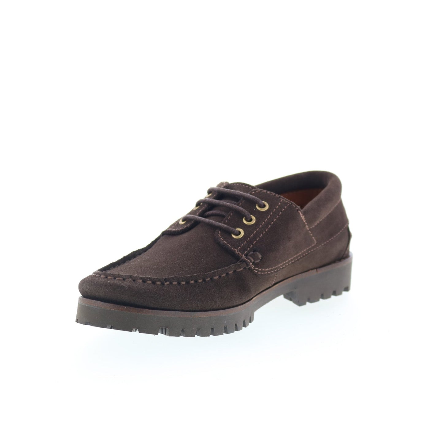 Aquatalia Dax Waterproof M077635 Mens Brown Loafers & Slip Ons Boat Shoes