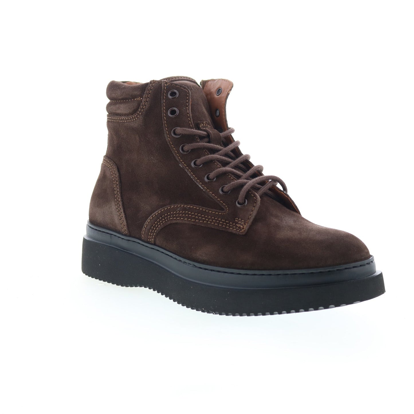 Aquatalia Dante Waterproof M102234 Mens Brown Suede Casual Dress Boots