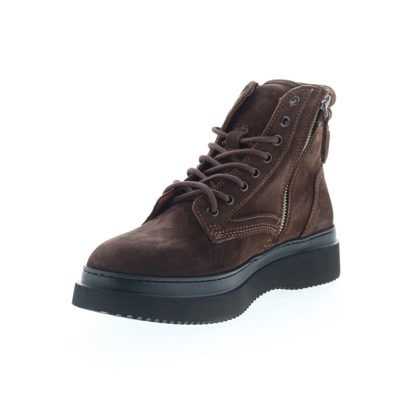 Aquatalia Dante Waterproof M102234 Mens Brown Suede Casual Dress Boots