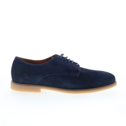 Aquatalia Silvio Waterproof Mens Blue Oxfords & Lace Ups Plain Toe Shoes