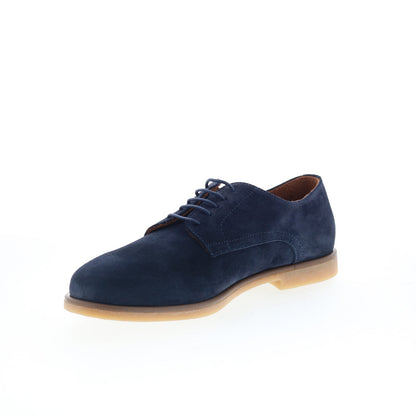 Aquatalia Silvio Waterproof Mens Blue Oxfords & Lace Ups Plain Toe Shoes