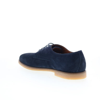 Aquatalia Silvio Waterproof Mens Blue Oxfords & Lace Ups Plain Toe Shoes