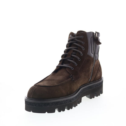 Aquatalia Fortino Waterproof M107333 Mens Brown Suede Casual Dress Boots