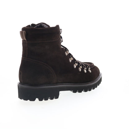 Aquatalia Gustavo Waterproof M1075234 Mens Brown Suede Casual Dress Boots