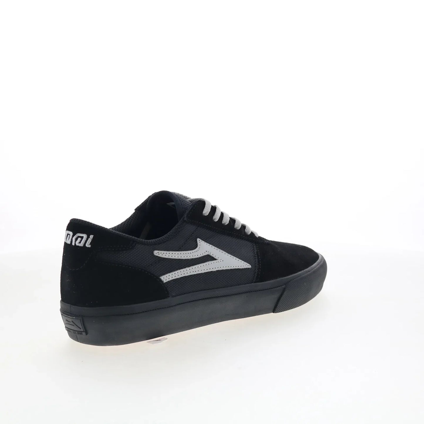 Lakai Manchester Mens Black Suede Lace Up Skate Inspired Sneakers Shoes
