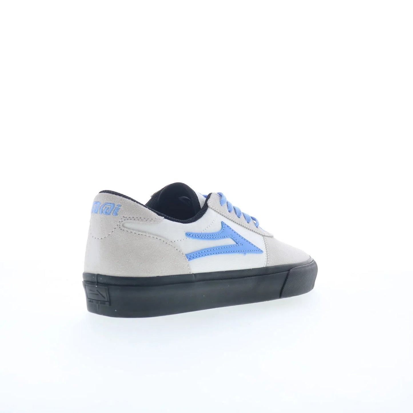 Lakai Manchester Mens White Suede Lace Up Skate Inspired Sneakers Shoes