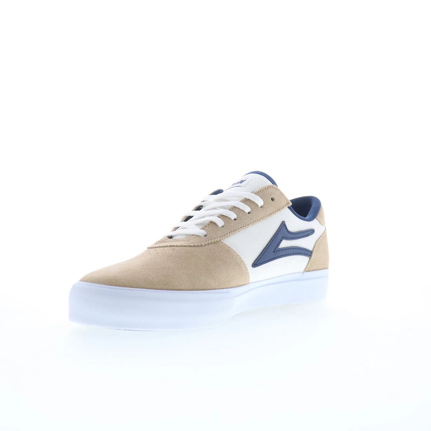 Lakai Manchester Mens Beige Suede Lace Up Skate Inspired Sneakers Shoes